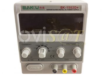 Fuente de alimentación digital BAKU BK-1502D+ de 30W